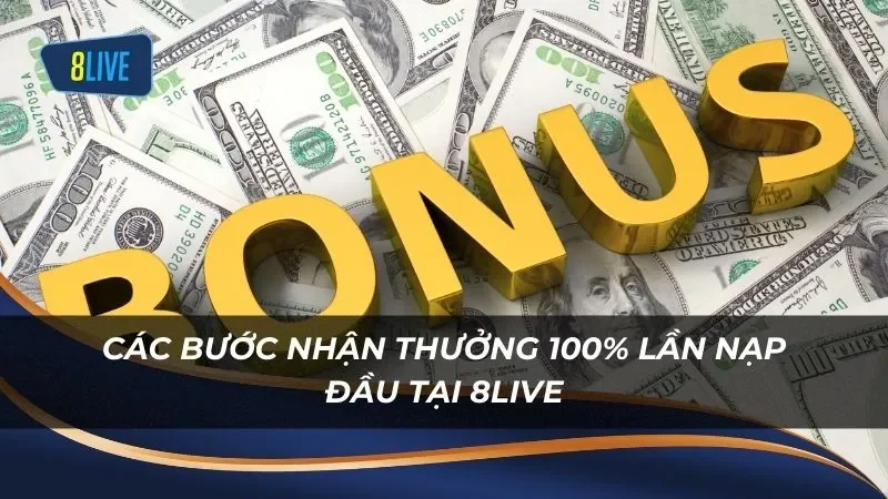 Hướng dẫn các bước tham gia chương trình thưởng 100% lần nạp đầu 